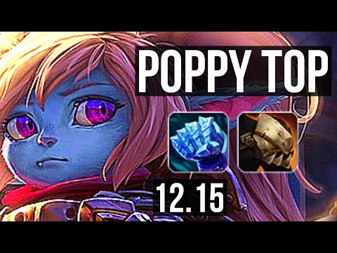 POPPY vs VAYNE (TOP) | 4.1M mastery, 1400+ games, 6 solo kills | EUW Master | 12.15