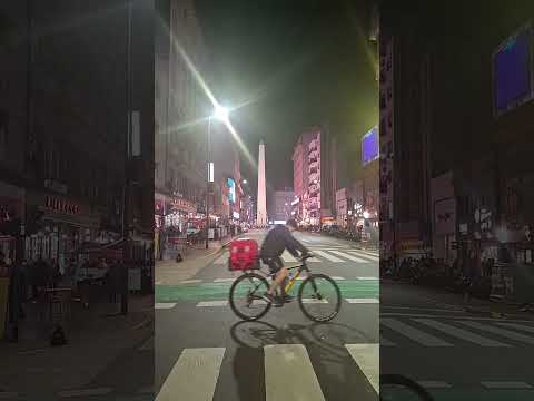 El Obelisco desde Corrientes y Suipacha. #buenosaires #obelisk