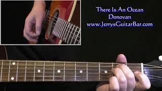 Donovan There Is An Ocean Intro Guitar Lesson