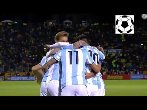 Ecuador vs Argentina 1-3 - Highlights & Goals - 10 October 2017