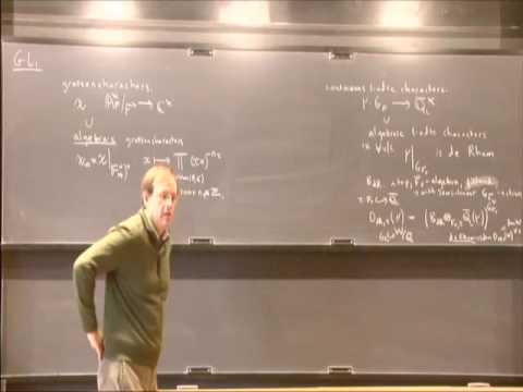 Automorphy: Galois Representations Attached to Automorphic Forms - Richard Taylor