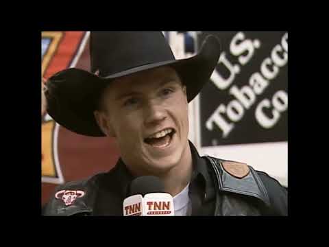 Justin McBride vs Hollywood - 99 PBR Odessa (93 pts)