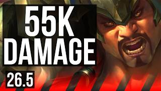 MORDEKAISER vs OLAF (TOP) | Good KDA: 21/2/10, 55K damage | KR Master | 26.5