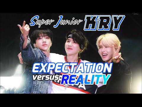 Super Junior KRY Expectation VS Reality (When We Were Us)