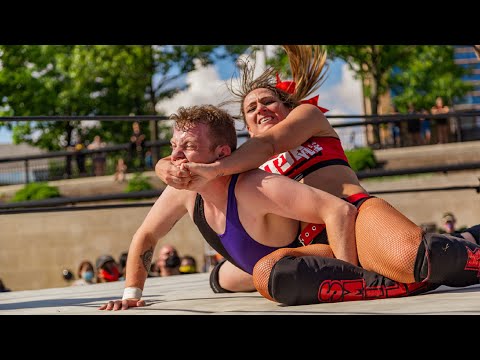 Kylie Rae defeated | Intergender wrestling(45)