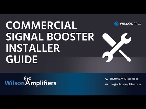 Commercial Signal Booster Installer Guide
