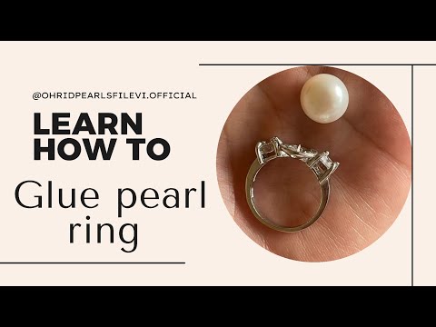 Learn how to glue pearl ring Part 2 - FILEVI