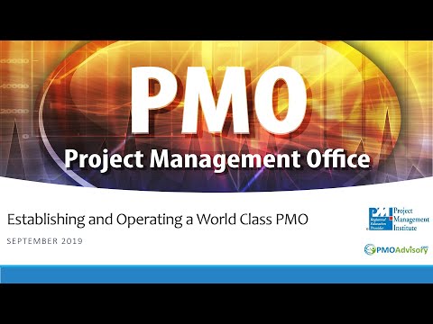 Establishing & Operating a World Class Project Management Office (PMO) Webinar