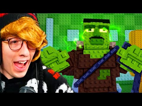 KreekCraft vs Big Frank Boss In Plants vs Brainrots..