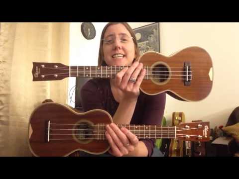 Ohana SK CK 39 models.  Copy of Martin 3M ukuleles. Review and sound sample.