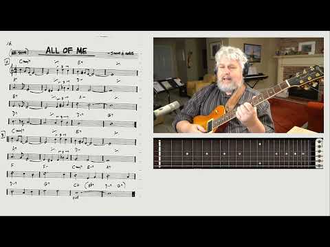 Ep.28 | Analysis of All of Me and Some Basic Improv Ideas - Jazz Guitar Lesson - Advanced I