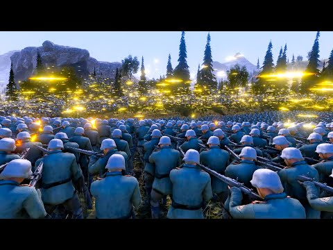 15000 Giant Ogres VS 50000 German Machine Guns | Ultimate Epic Battle Simulator 2 | UEBS 2