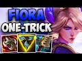 RANK 1 EUW FIORA ONE-TRICK CARRIES HIS TEAM! | CHALLENGER FIORA TOP GAMEPLAY | Patch 13.21 S13