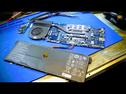 Acer Swift 5 SF514 Not Turning On Full Disassembly Repair Attempt Part 1