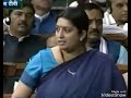 Ye Vandan Ki Dharti Hai Abhinandan Ki Dharti Hai By Smarti Irani In Parliament