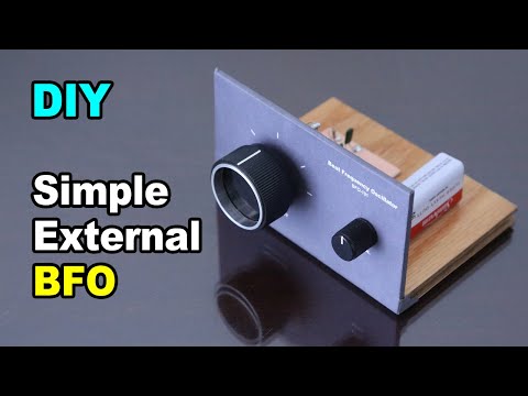 Simple External BFO for SSB/CW reception on your SW radio  簡易外付けBFO