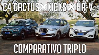 Comparativo: HR-V x Kicks x C4 Cactus