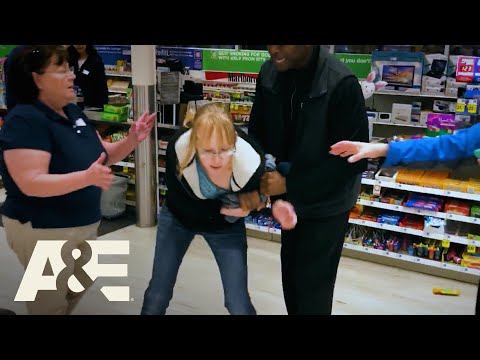 , title : 'Woman Caught Shoplifting Refuses to Cooperate | I Survived a Crime | A&E'