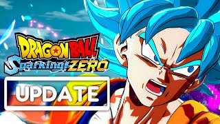 DRAGON BALL: Sparking! ZERO - NEW OFFICIAL UPDATE & Character Details!