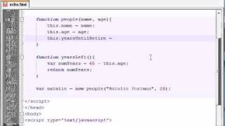 Beginner JavaScript Tutorial - 27 - Adding Methods to Our Objects