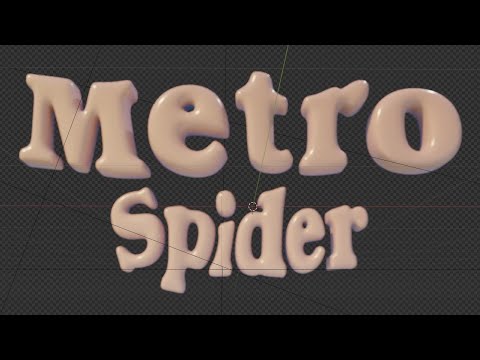 CHROME TYPE & PLASTIC 3d text in blender (tutorial)