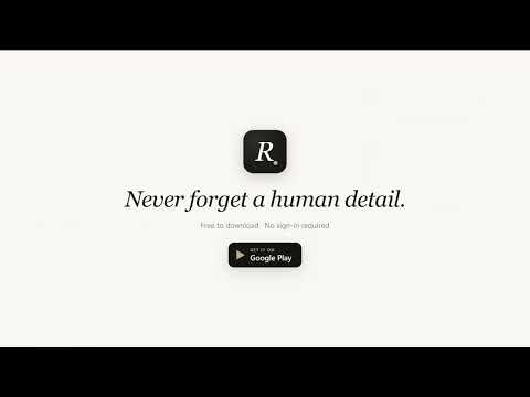 Recalla – Never Forget People