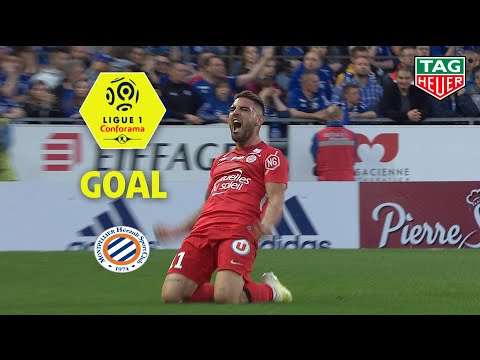 Goal Andy DELORT (22') / RC Strasbourg Alsace - Montpellier Hérault SC (1-3) (RCSA-MHSC) / 2018-19