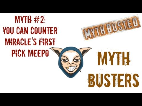 Dota 2 MythBusters Myth#2: OG.Miracle Meepo High MMR Gameplay Highlights