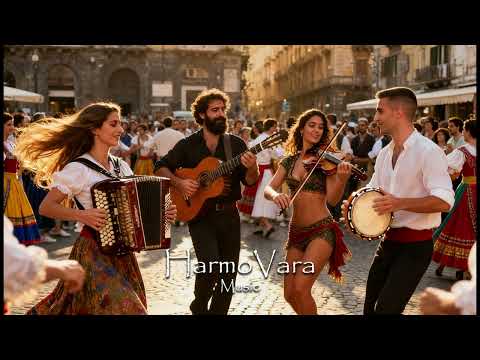 Energetic Italian Tarantella - Mandolin, Accordion & Violin Magic