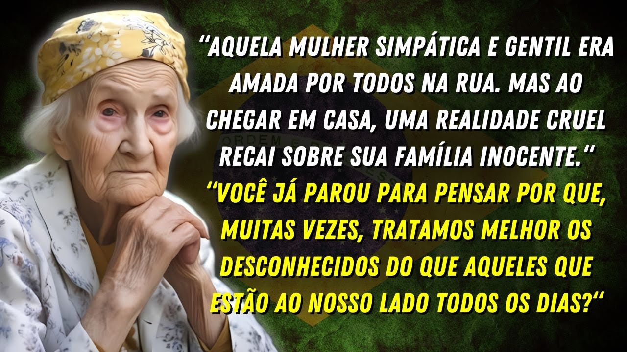UMA LINDA HISTÓRIA DE REFLEXÃO, CONTADA POR ESSA ANCIÃ SÁBIA 👵 "A Máscara Social" 🎭