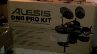 Video thumbnail for Alesis DM8 Pro Kit Unboxing & Setup Guide (Part 1 of 3) by JoshHPMusic