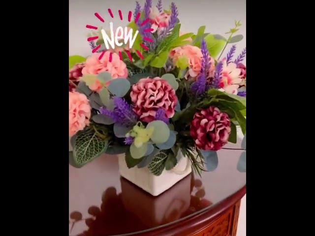 Vídeo relacionado con Genérico Flores Ramas de 50 cm Flores Artificiales, Artificiales Decoracion para Hogar, Bodas, Fiestas, Oficinas, Balcones y Jardines (Blanco, Rojo, Rosa) (Blanco)