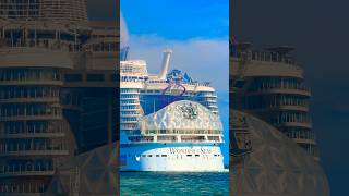 Wonder of the Seas Sets Sail from PortMiami 🛳️ #vacation #travel #dream #cruise