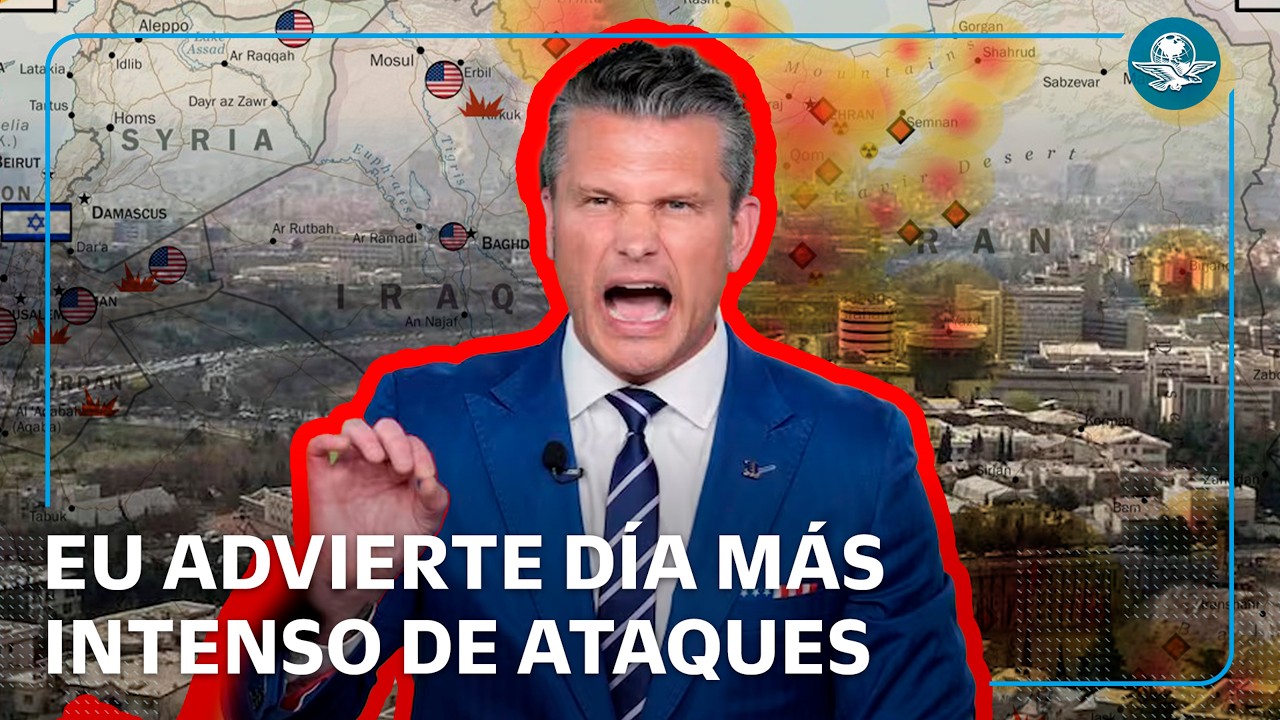 Secretario de Guerra advierte que este 10 de marzo será el mayor bombardeo contra Irán