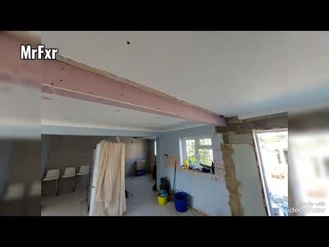 Boxing in RSJ , fire lining / cladding steel beam