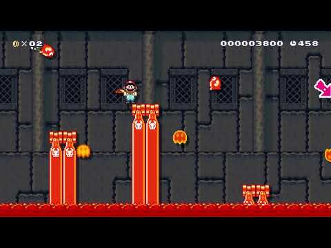 Bowser's New Security System (Super Mario Maker 2)