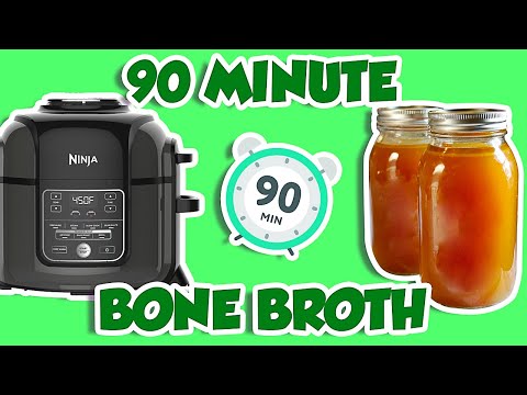Pressure Cooker Bone Broth (EASY RECIPE!) Ninja...