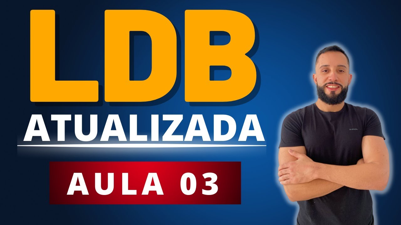 LDB ATUALIZADA [AULA 03] Concurso para Professor - Lei de Diretrizes e Bases da Educação