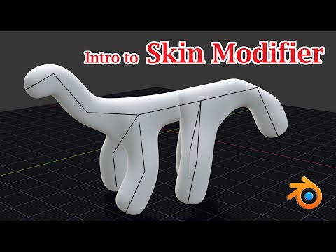 Skin Modifier Explained | Create Any Basic Animal Shape In 2 Minutes | Blender 2.9x Eevee & Cycles