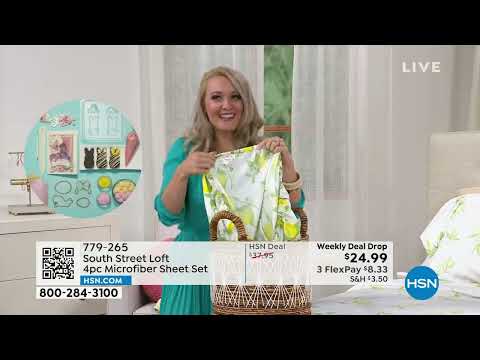 South Street Loft 4piece Microfiber Sheet Set