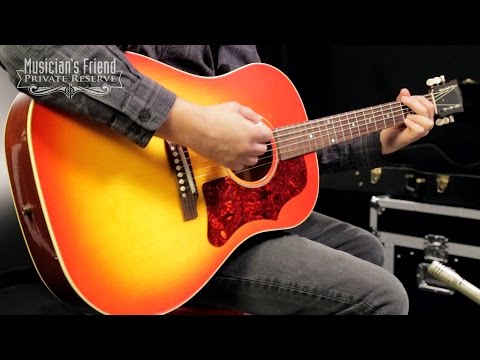 Gibson Limited Edition Donovan J-45 1965 Acoustic-Electric Guitar, Cherry Sunburst