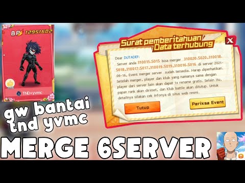 MERGE SERVER 6 SV SEKALIGUS, KETEMU YVMC GW BANTAI LANGSUNG - One Punch Man The Strongest