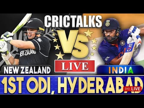 Live: India Vs New Zealand, 1st ODI - Hyderabad | Live Scores & Commentary | IND Vs NZ | 2023 Series