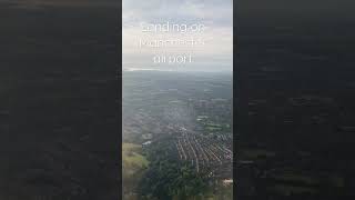 Landing on Manchester airport #travel #uktravel #uk #england
