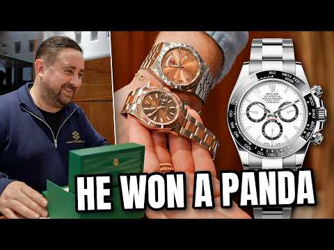 He Won a Panda Daytona: Now He’s Getting 2 Rolex Watches