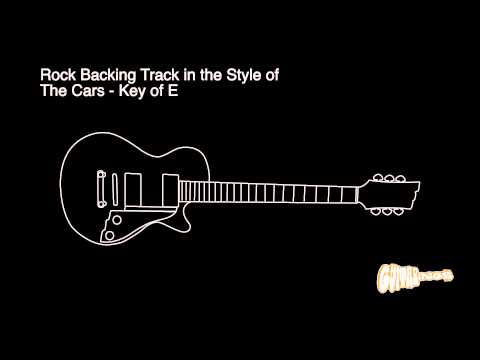 Rock Backing Track - KEY of E - Style of The Cars