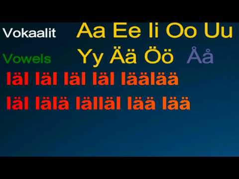 Finnish / suomi -  Vowels - exercises