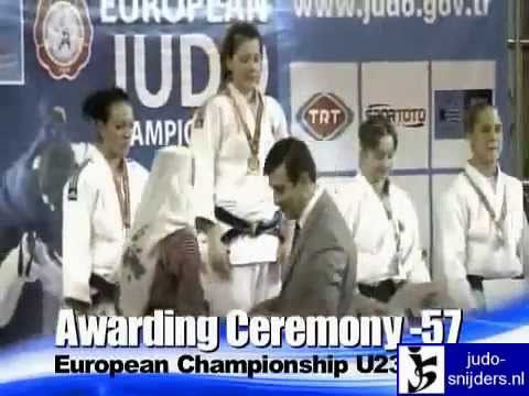 Judo 2009 Antalya: Medal Ceremony [-57kg].