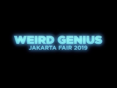 VJing for WEIRD GENIUS at JAKARTA FAIR 2019