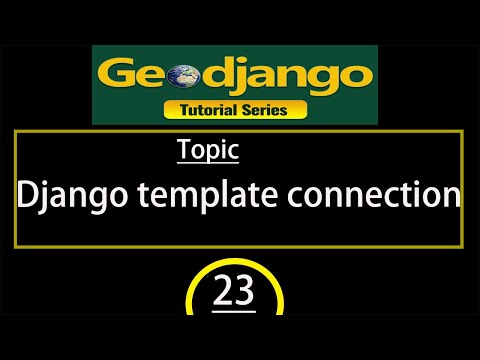 How to use templates and connect all components in Django